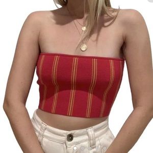 Aritzia Babaton Sculpt Knit Tube Top | size:XS